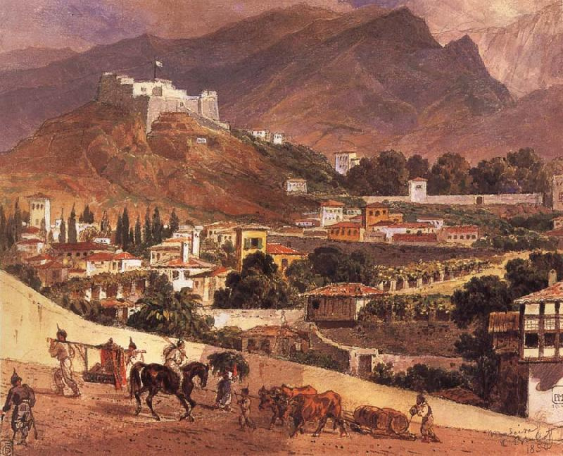 Karl Bryullov. Landscape on the island of Madeira