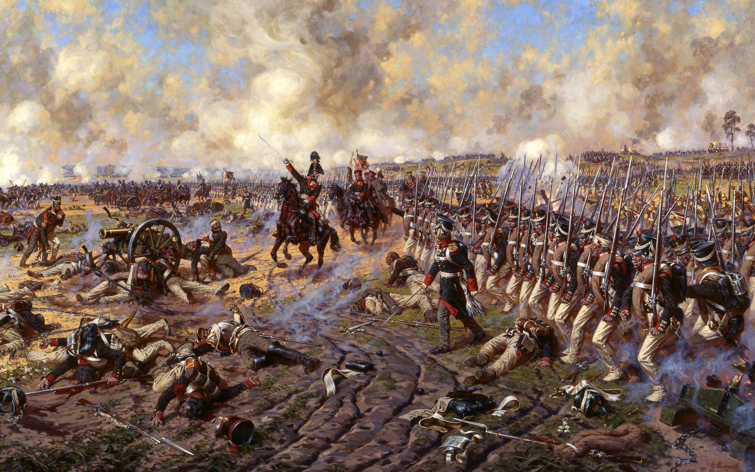 Prince Bagration in the Borodino battle by Alexander Yurievich Averyanov: History, Analysis & Facts | Arthive