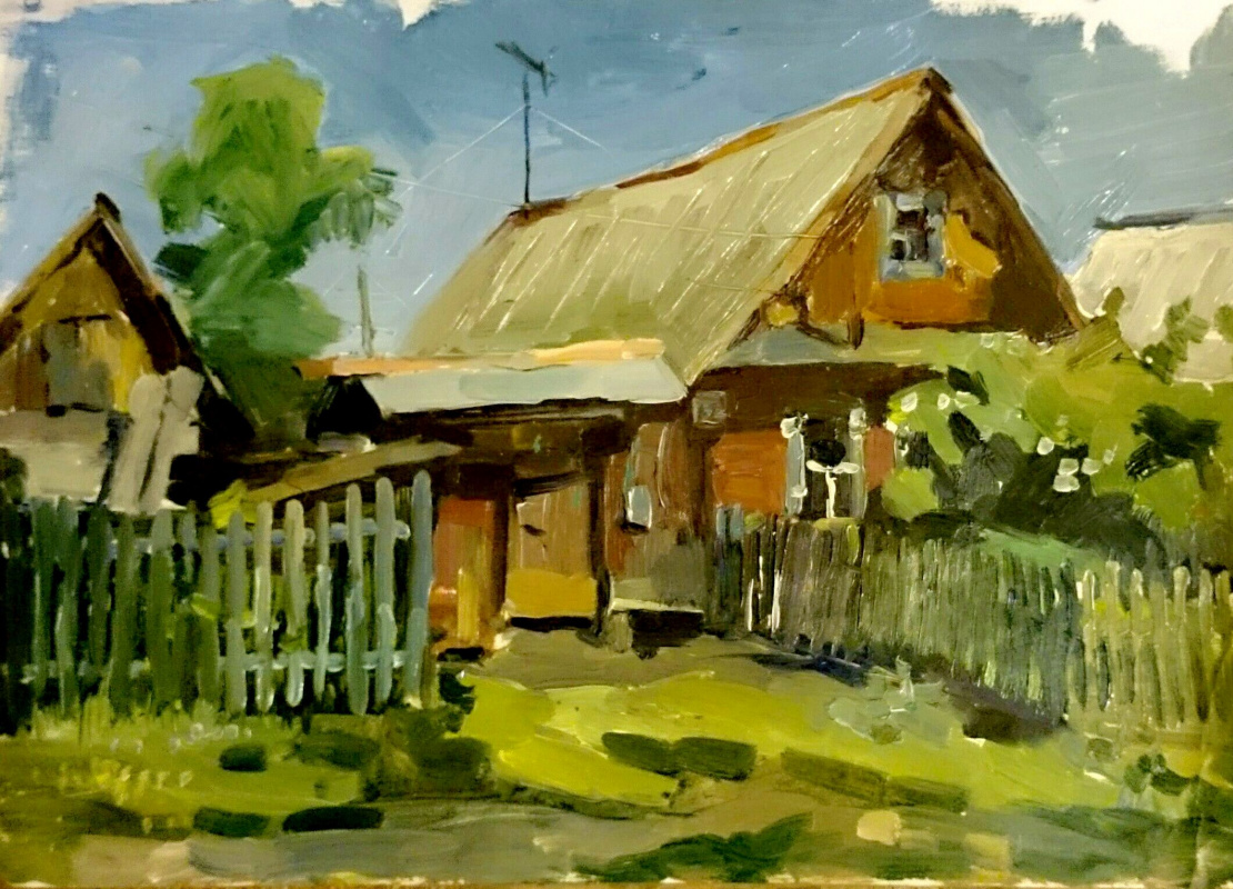 Maria Rudykh. Etude. A House in the Countryside in the Southern Urals