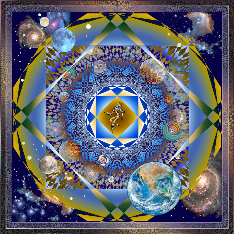 Юрий Николаевич Сафонов (Yury Safonov). Wheel of Fortune, the Artist's cosmic horoscope