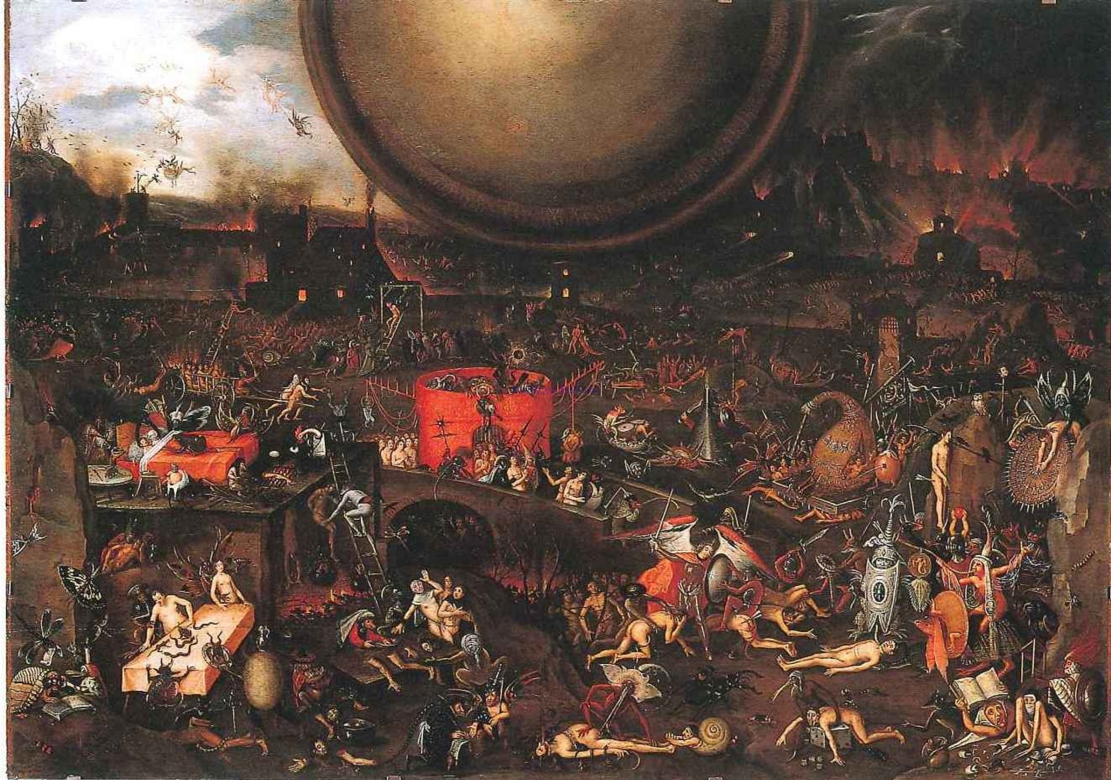 Vision of the Apocalypse - Inferno, 1595, 170×120 cm by Herry Meter de  Bles: History, Analysis & Facts | Arthive
