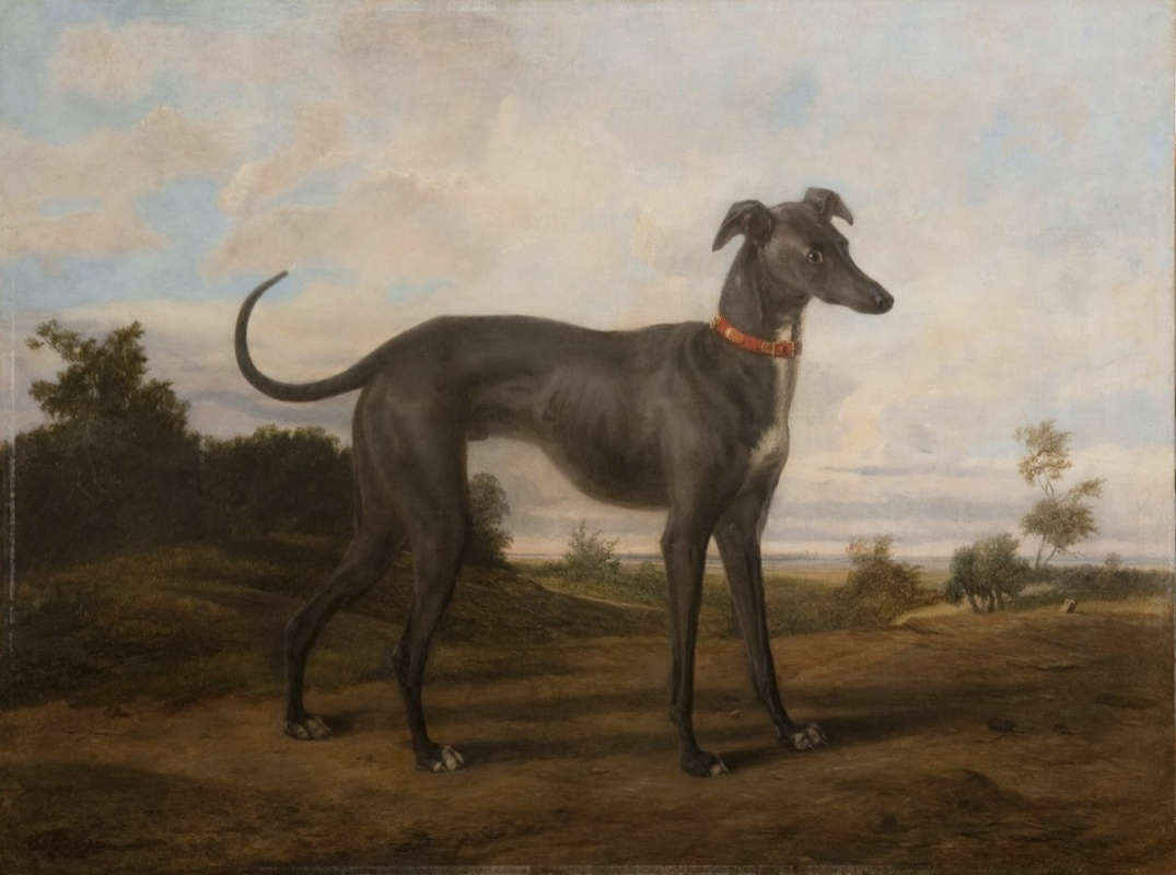 Alexander Petrovich Schwabe. Portrait of a Dog 1860