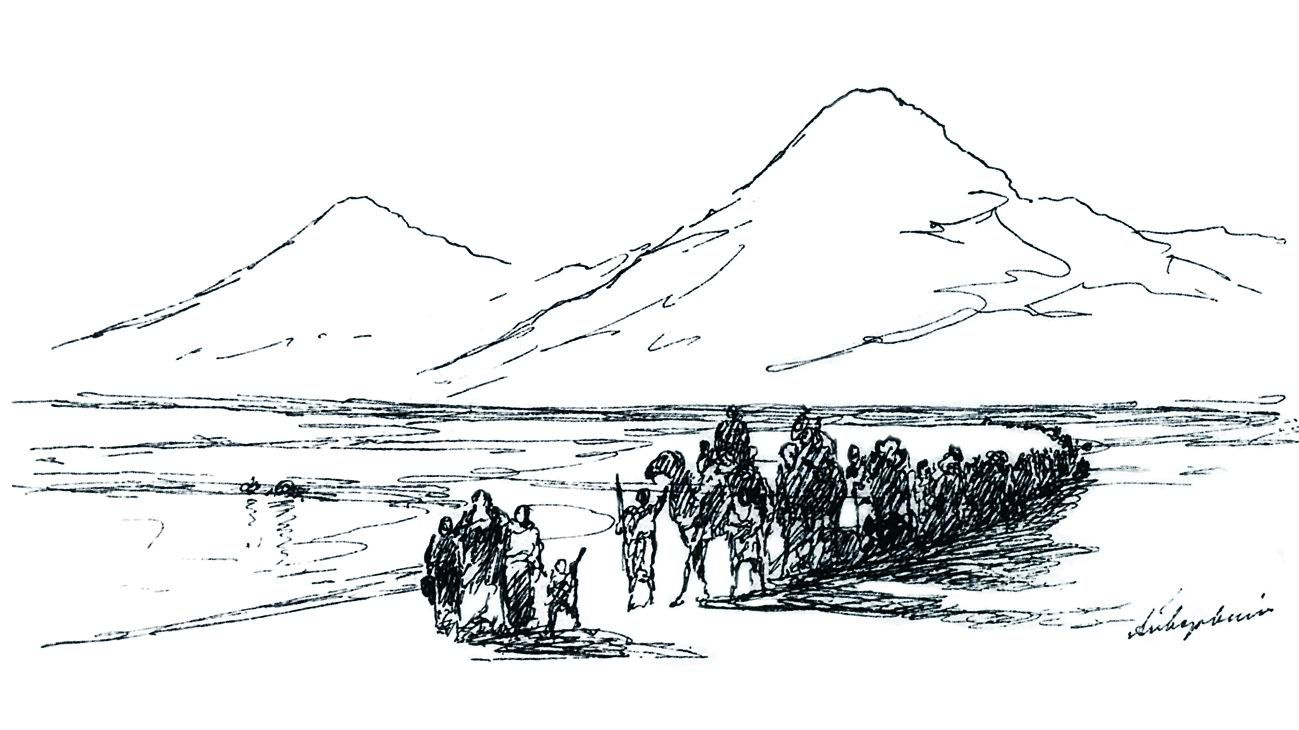 Ivan Aivazovsky. The descent of Noah from Ararat