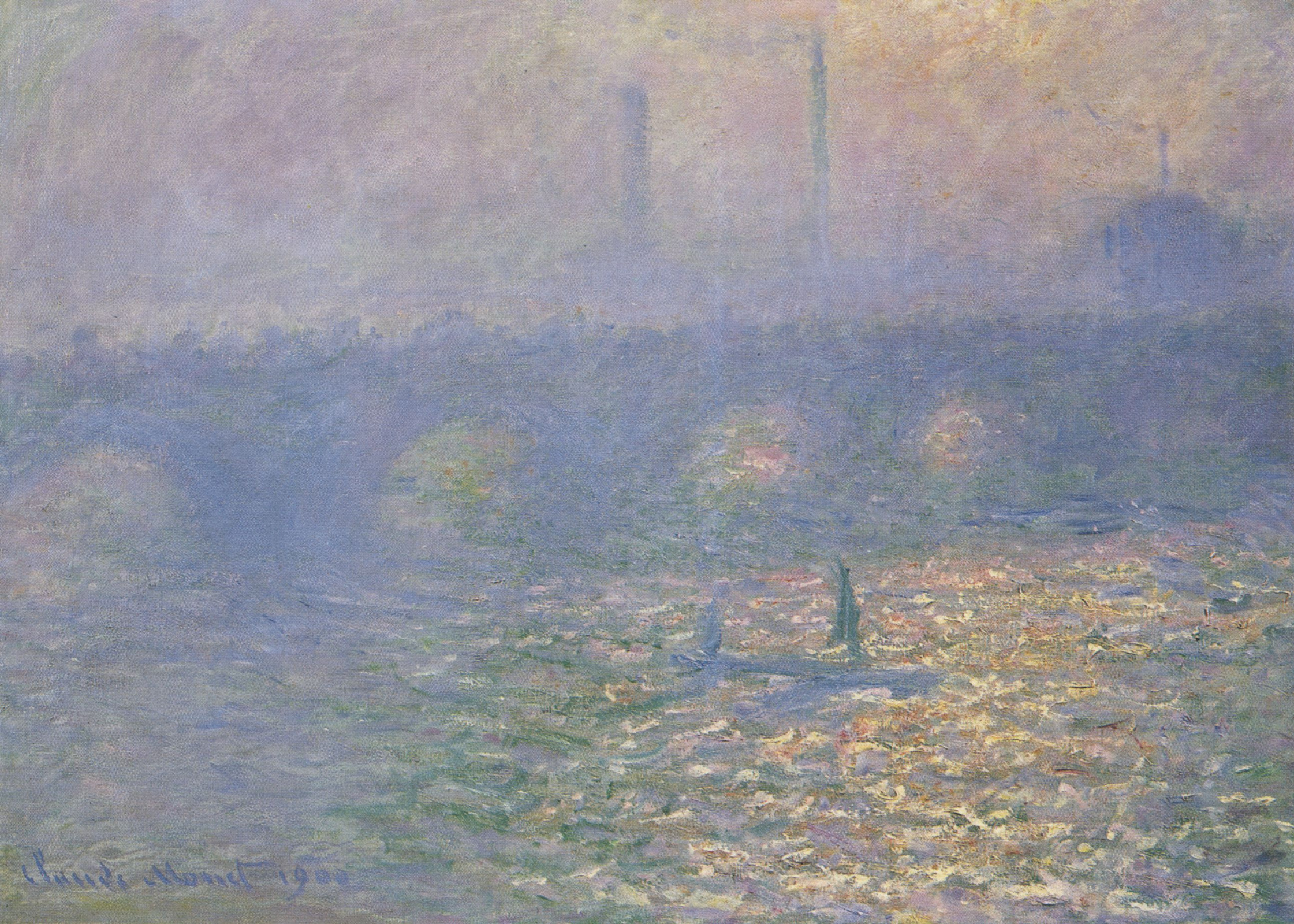 Waterloo Bridge, London, 1900, 100×65 cm by Claude Monet: History