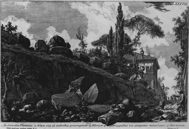 Giovanni Battista Piranesi. The Stones Of Via, Flaminia