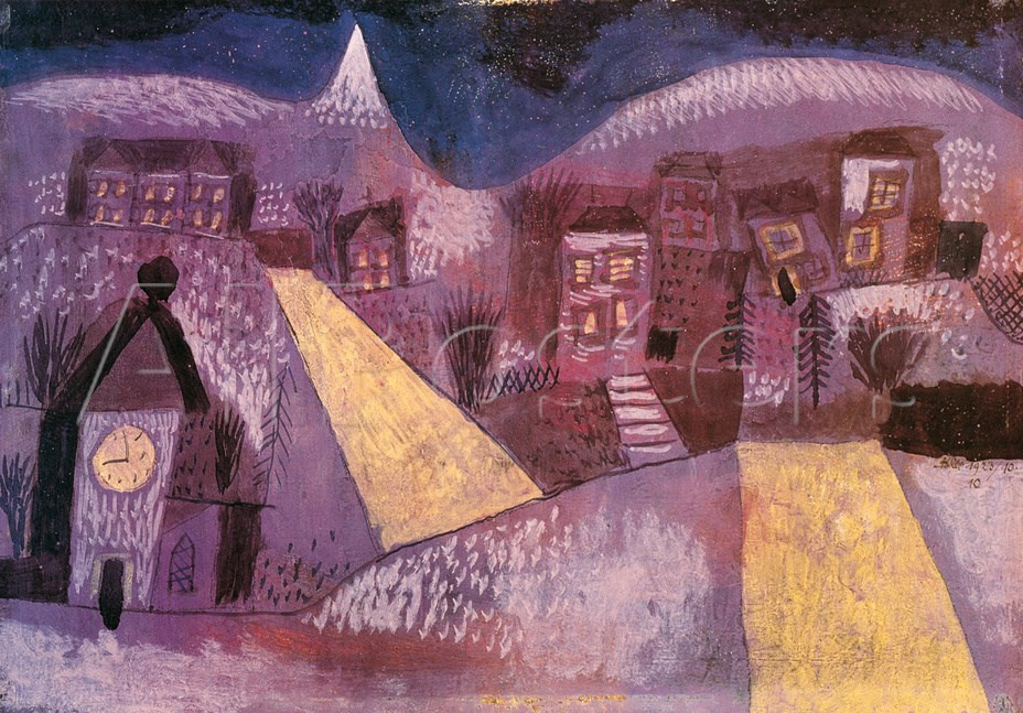 Paul Klee. Winter landscape