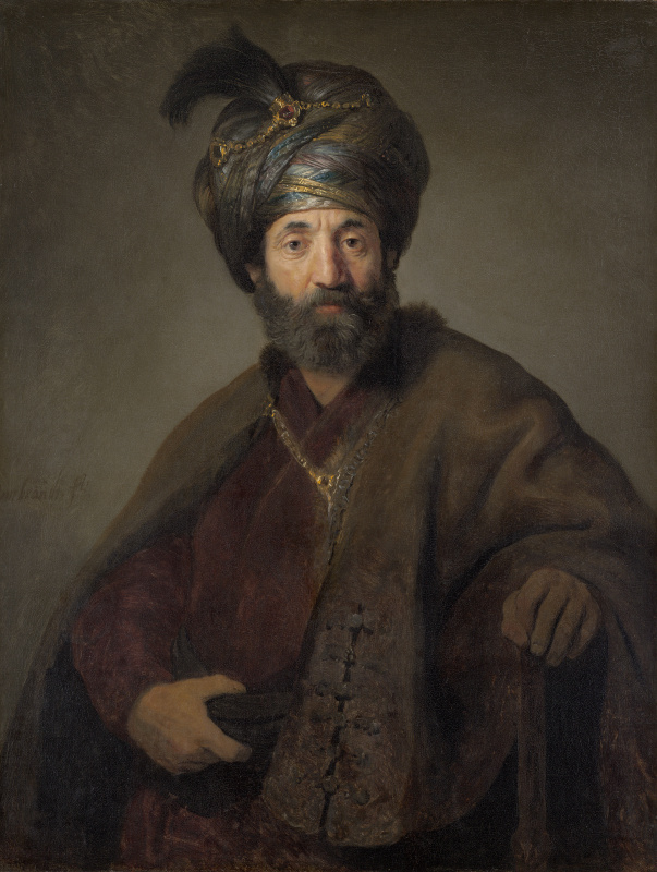 Rembrandt Harmenszoon van Rijn. Turk (Man in Oriental costume)