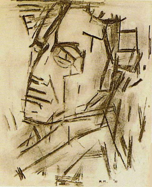 Piet Mondrian. Self-portrait