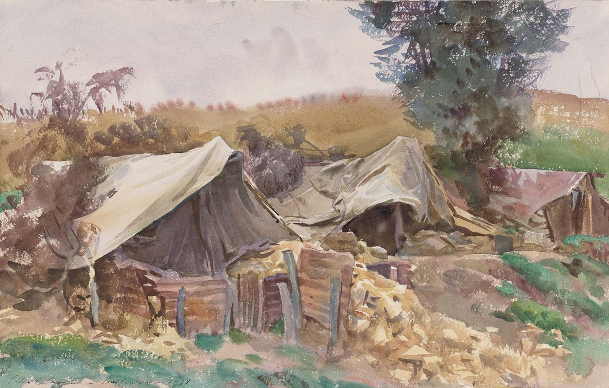 John Singer Sargent. Biolevel. Tents