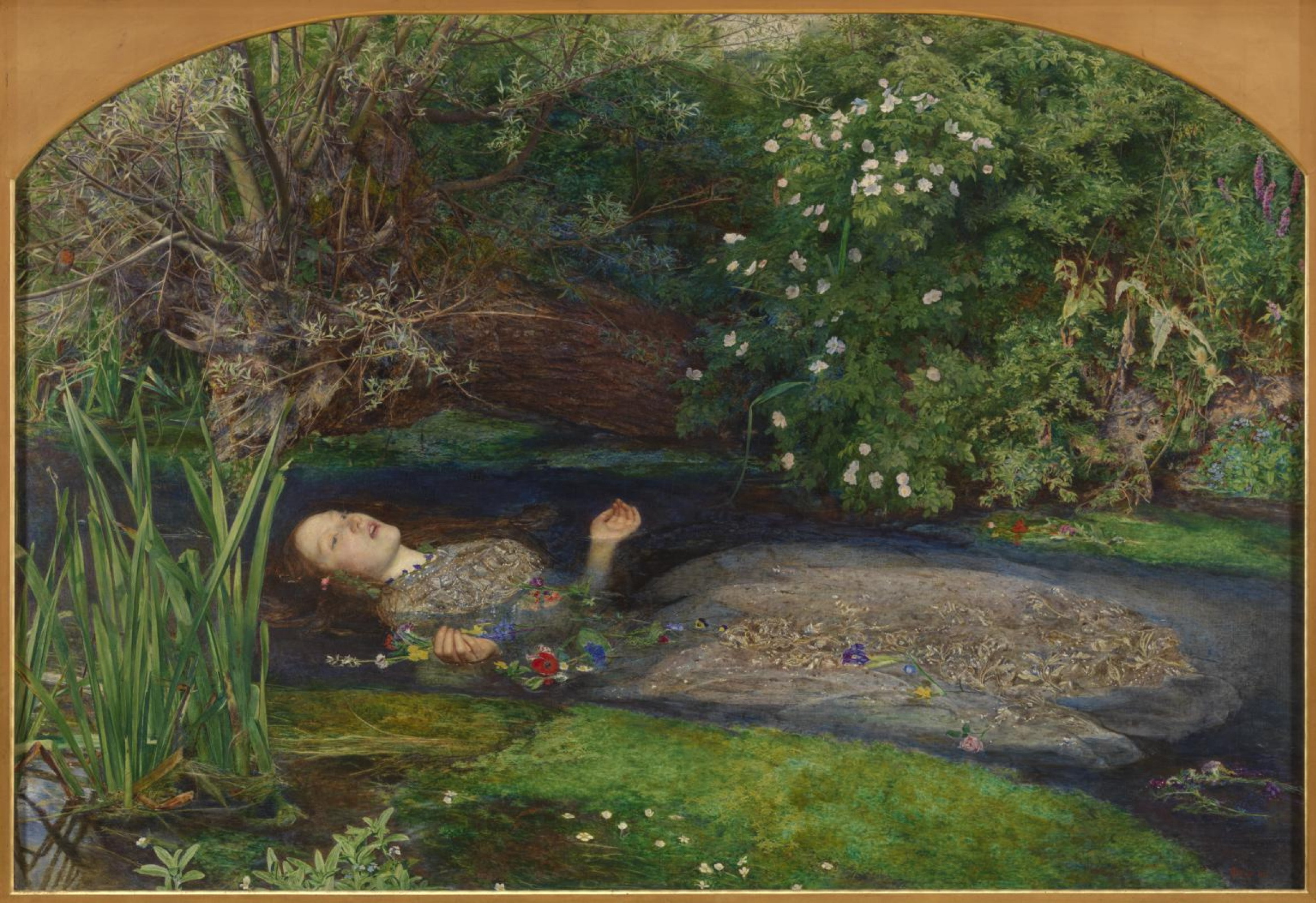 John Everett Millais 欧菲, 1852, 112×76 厘米：作品描述| Arthive