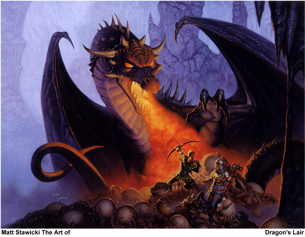 Валеджо Борис картины драконов