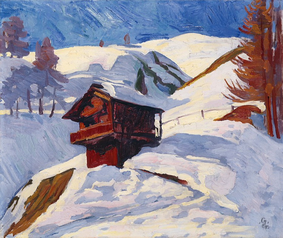 Giovanni Giacometti. The barn. Saint Moritz