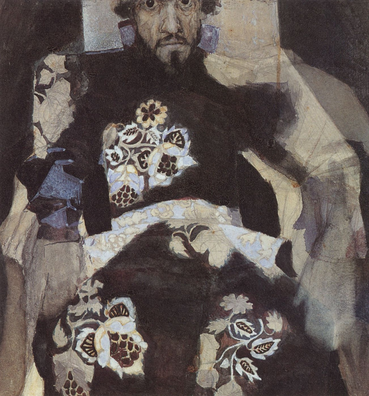 Mikhail Vrubel. Portrait of a man in an old suit ( I. N. Tereshchenko)