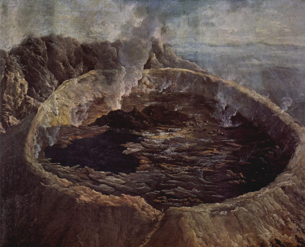 William Hodges. Crater in the Pacific ocean