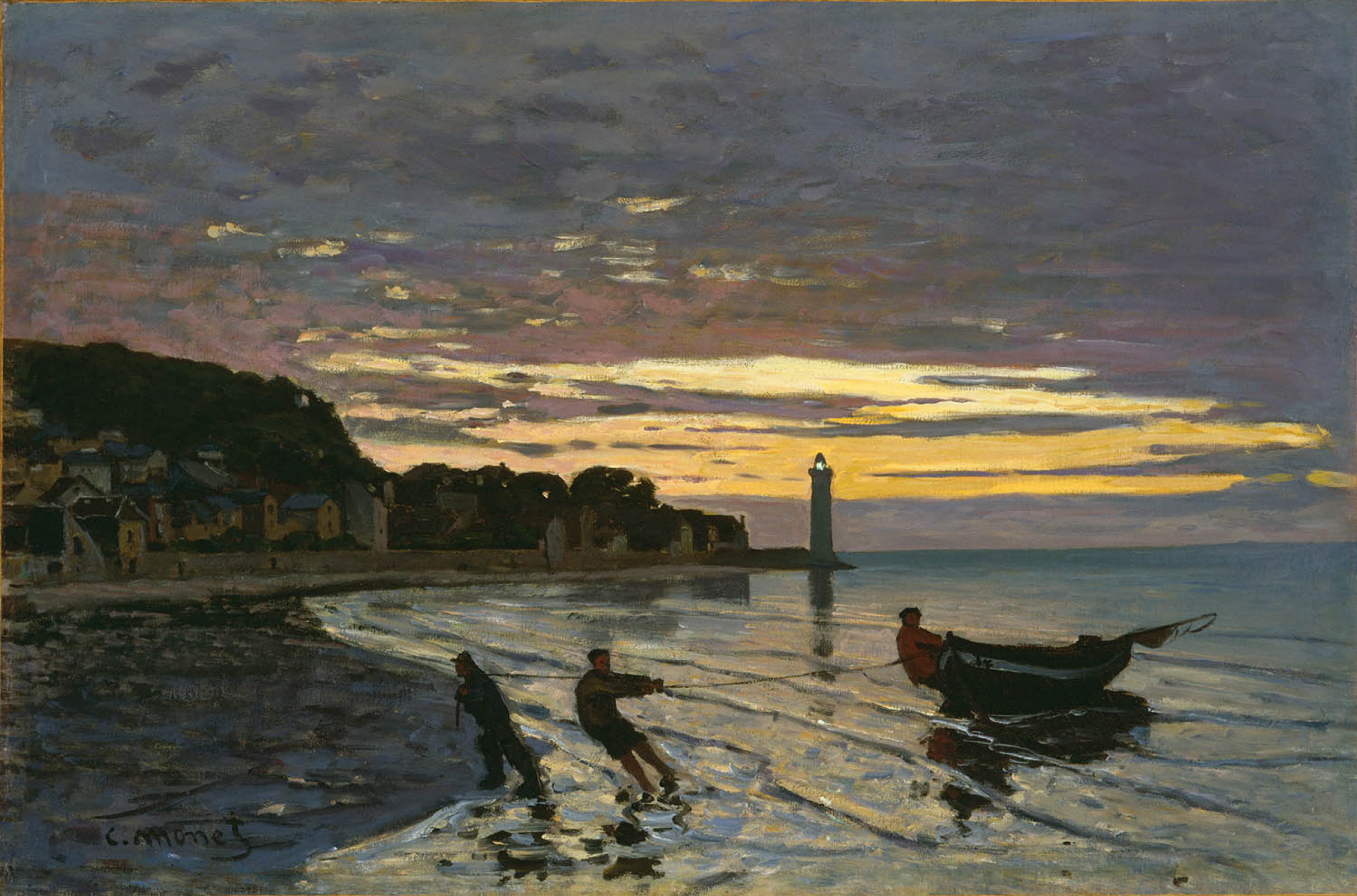 Claude Monet Gemälde Auf Die Boot 