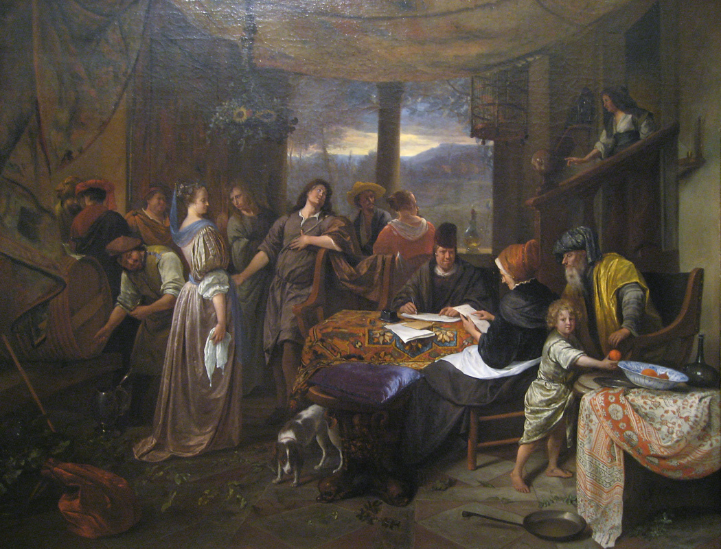 The wedding of Tobias and Sarah, or Marriage contract, 1673, 128×104 cm ...