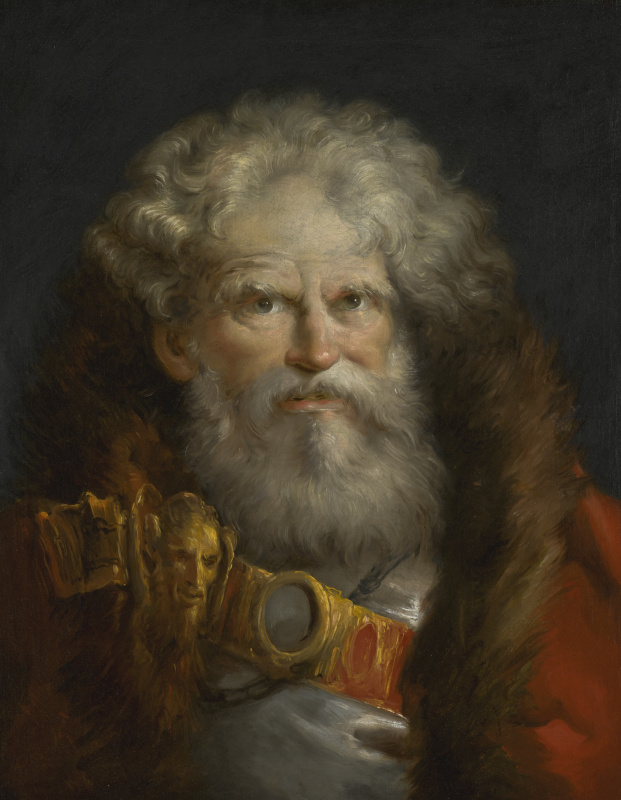 Giovanni Battista Tiepolo. Head of a bearded man