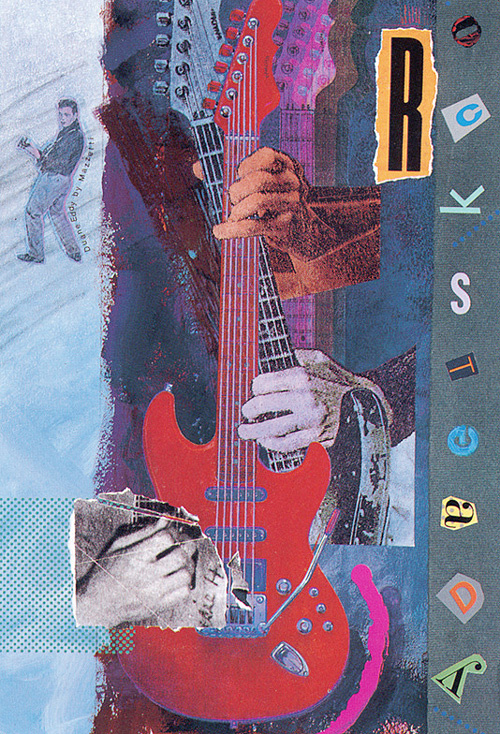 Alan Mazzetti. Red guitar