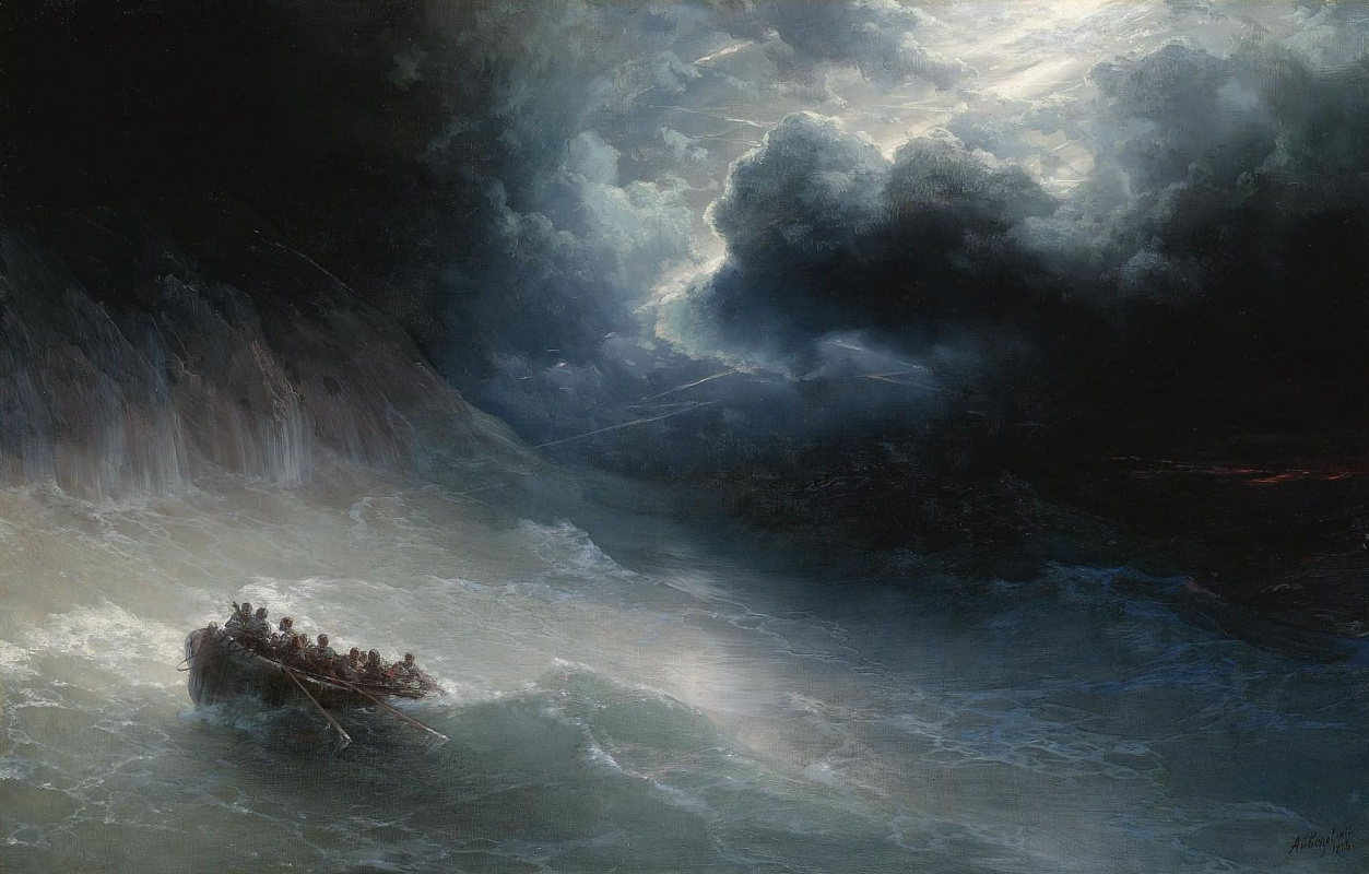 Ivan Aivazovsky. The wrath of the sea
