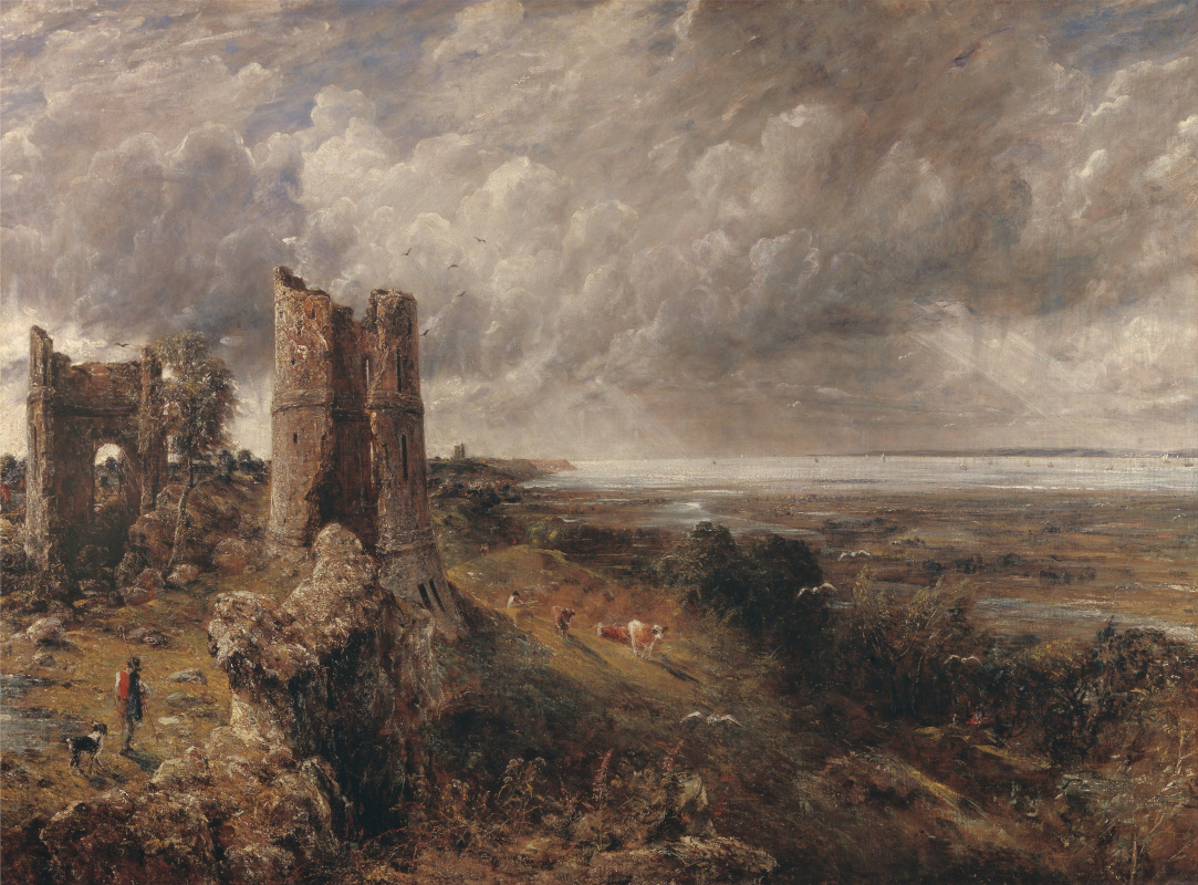 John Constable. Castle Hadley, the Thames estuary. The morning after a night storm