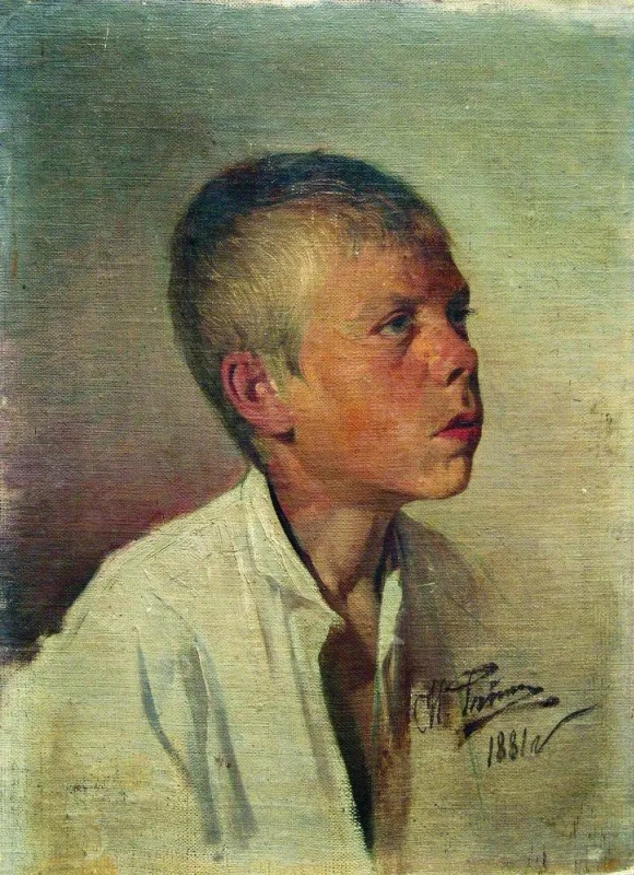 Илья Ефимович Репин. Портрет мальчика