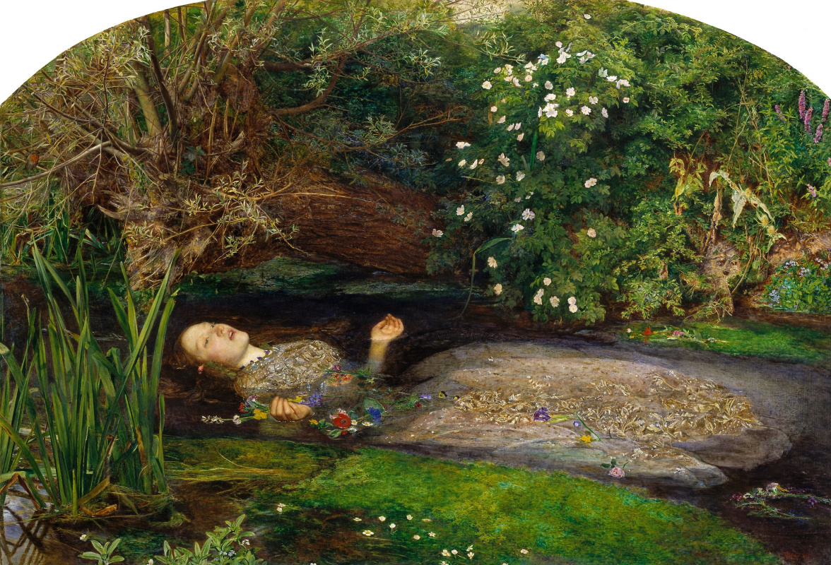 John Everett Millais. Ophelia