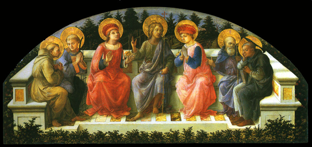 Filippino Lippi. Seven saints