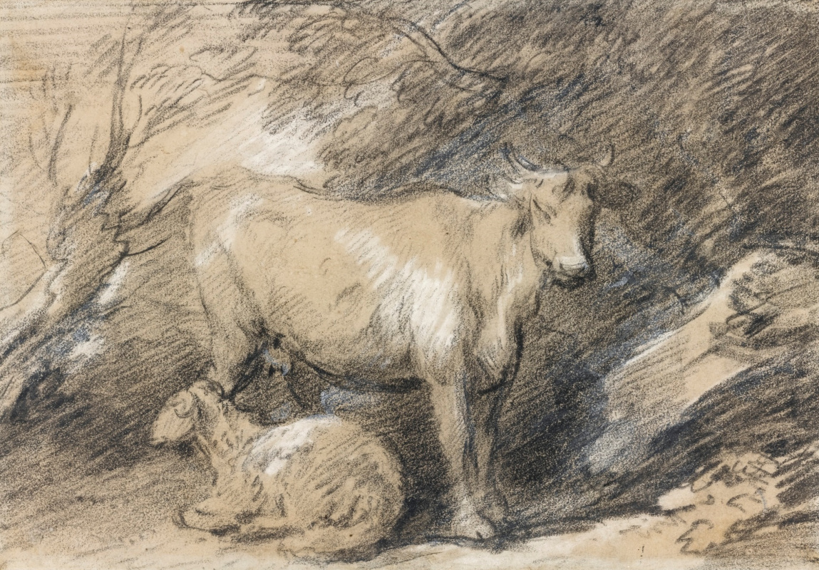 Thomas Gainsborough. The cow and the sheep