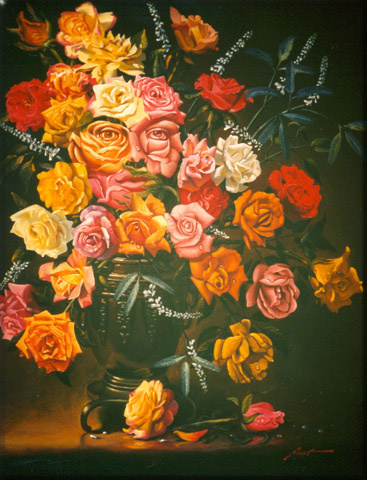 Donald Rust. A bouquet of flowers