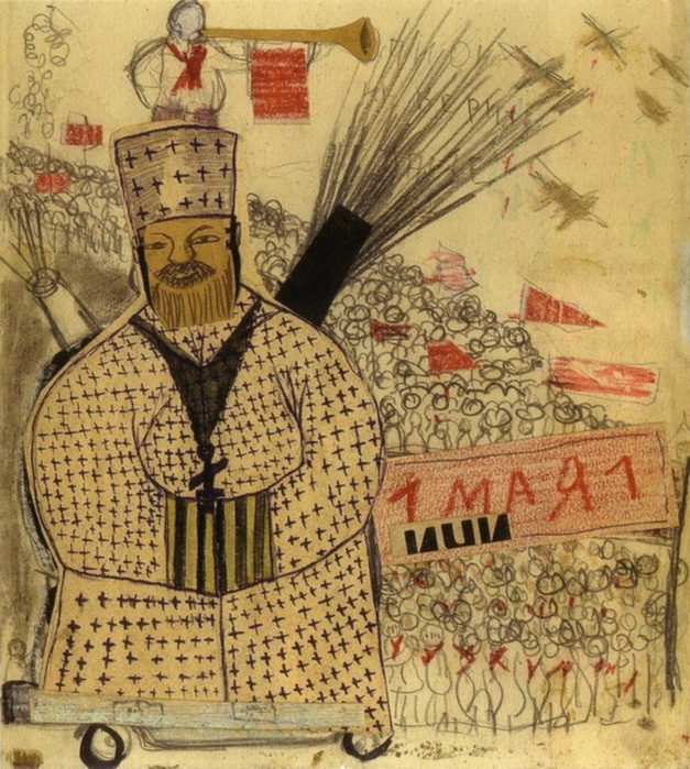 Yuri Alekseevich Vasnetsov. Sketch for the May 1st demonstration