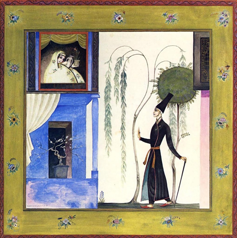 Kay Nielsen Abbildung auf die Sammlung der Märchen &amp;quot;Tausendundeine ...