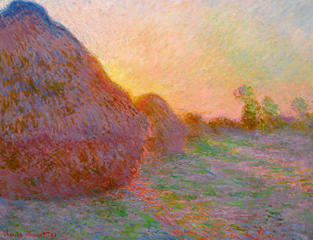 Claude Monet. Haystacks