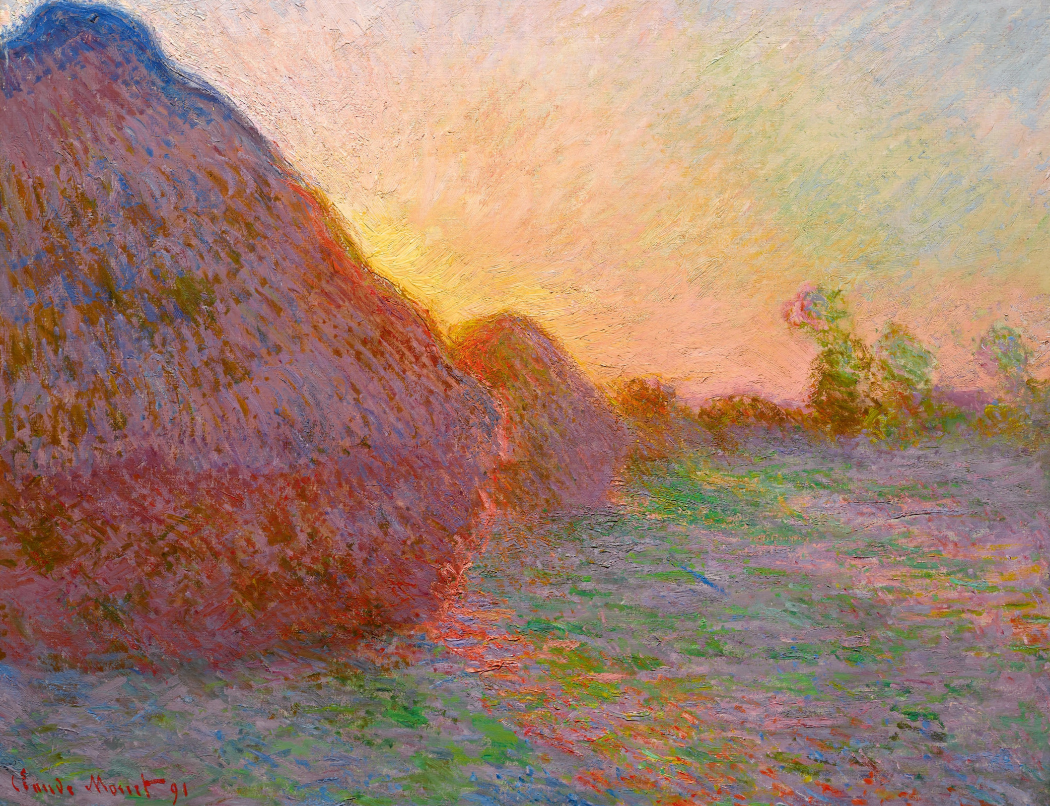 Cubeta posponer Hula hoop Claude Monet Pajares, 1891: Descripción de la obra | Arthive