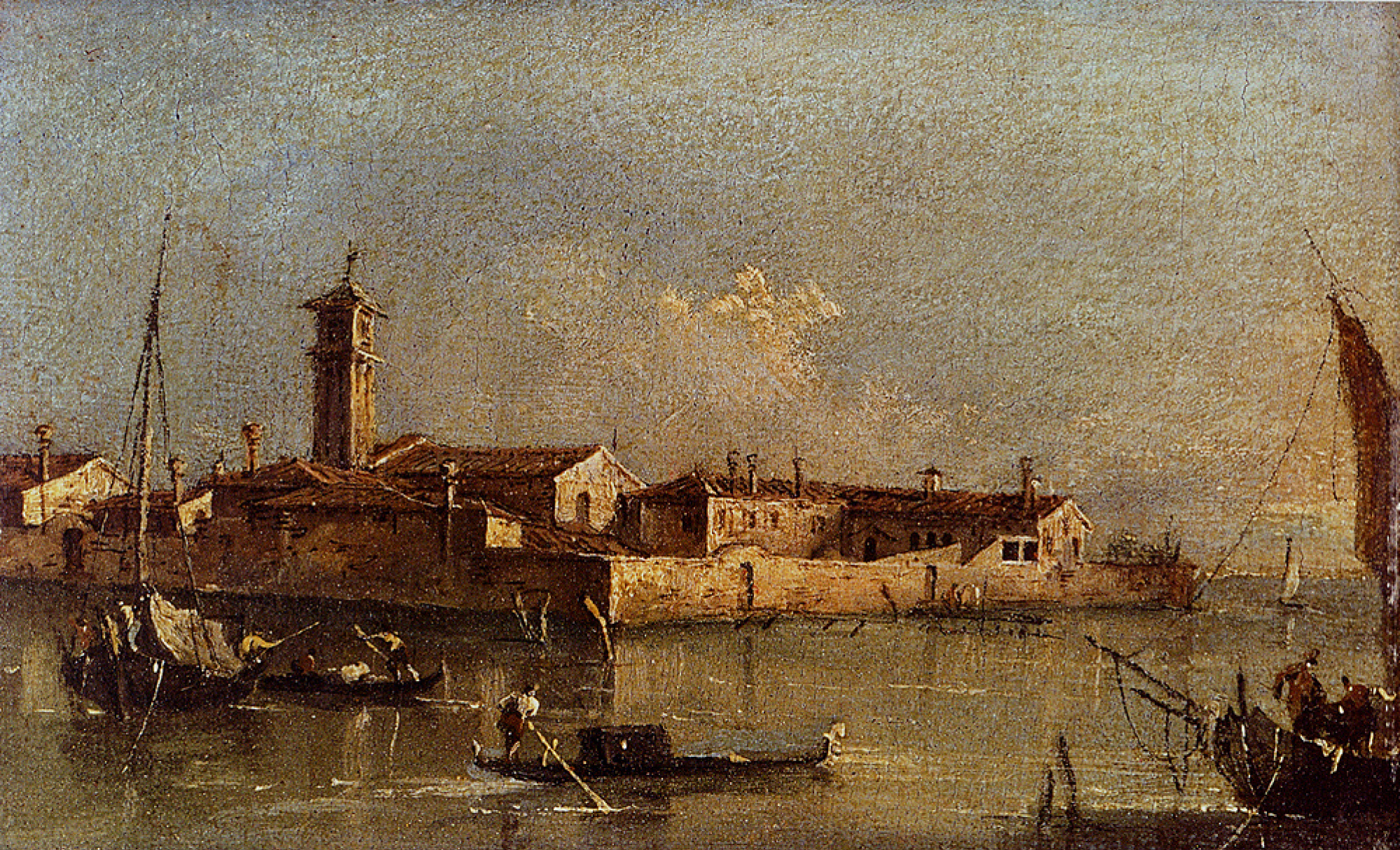 View of the island of San Michele near Murano in Venice XVIII by