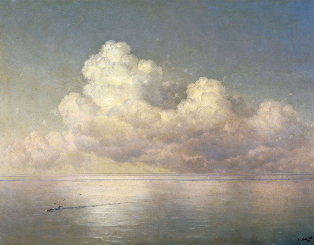 Ivan Aivazovsky. Clouds above the sea