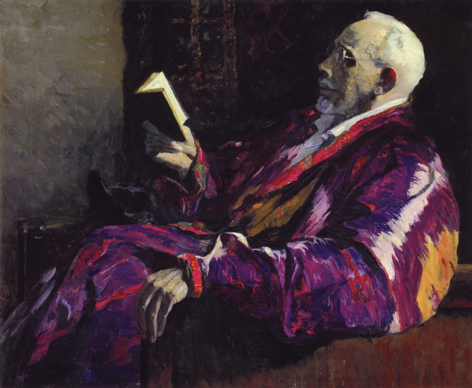 Mikhail Vasilyevich Nesterov. Portrait of academician, biologist A. N. Severtsov