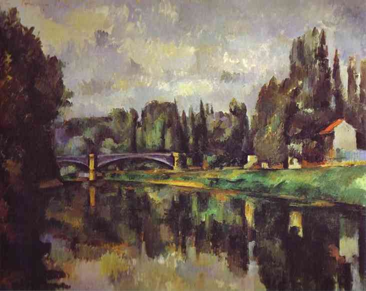 Paul Cezanne. The banks of the Marne