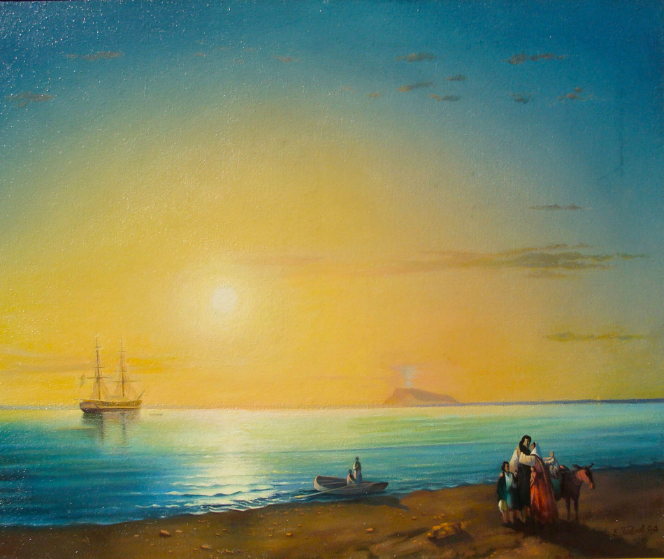 Evgeny Yakovlevich Pavlov. A variation on the theme "Sea Shore. Farewell."