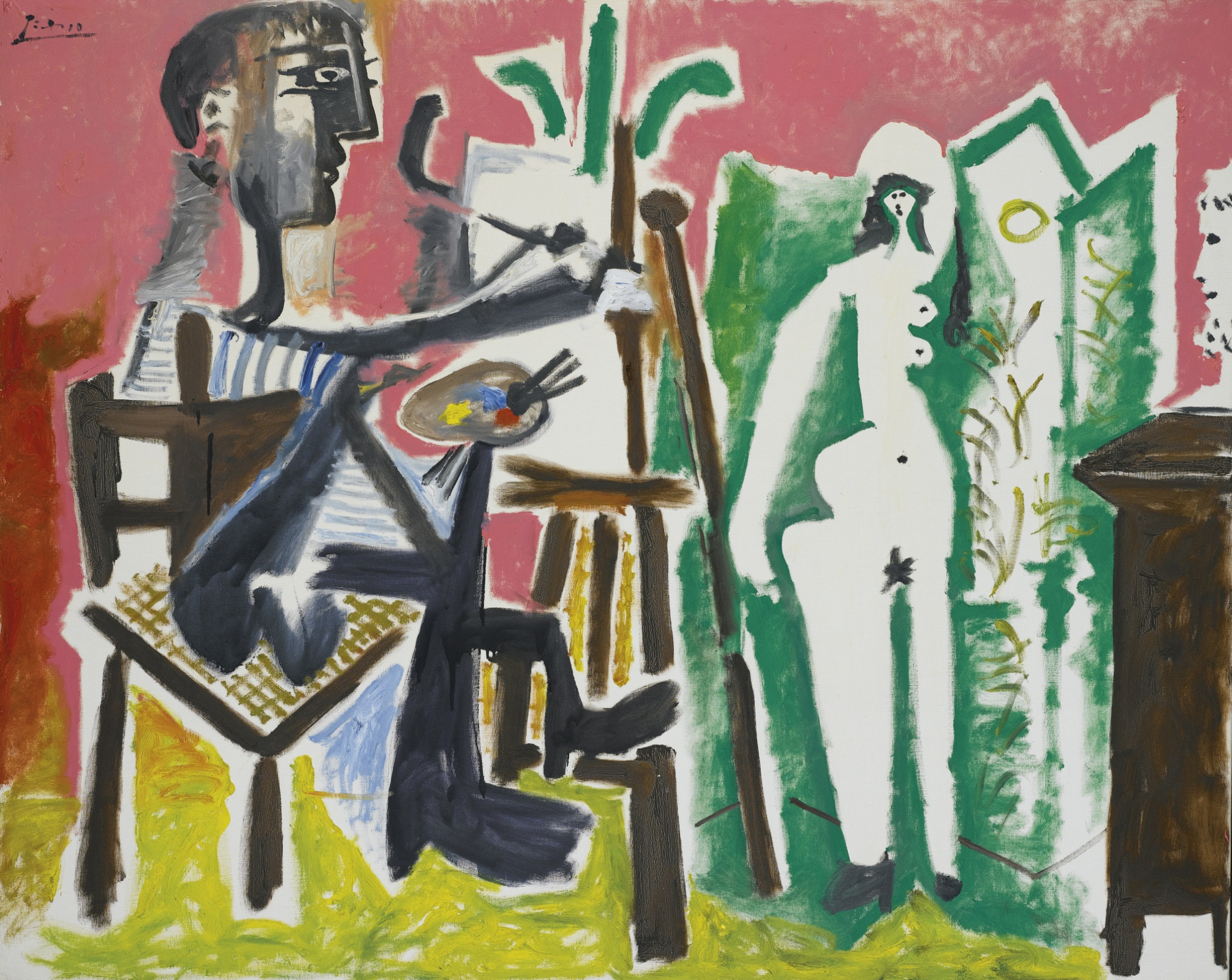 Пабло Пикассо - Художник и его модель, 26.03.1963, 162×130 см: Описание  произведения | Артхив