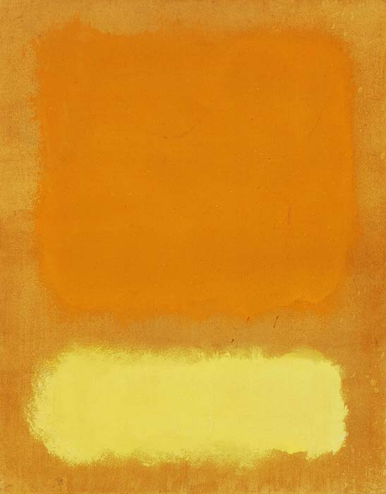 Rothko Mark. Untitled (Orange and yellow)