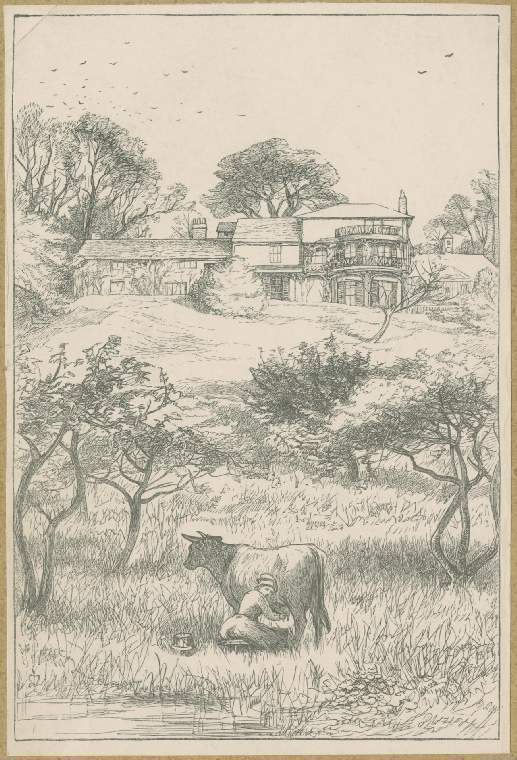 John Everett Millais. Farm Orly. Illustration for the works of Anthony Trollope