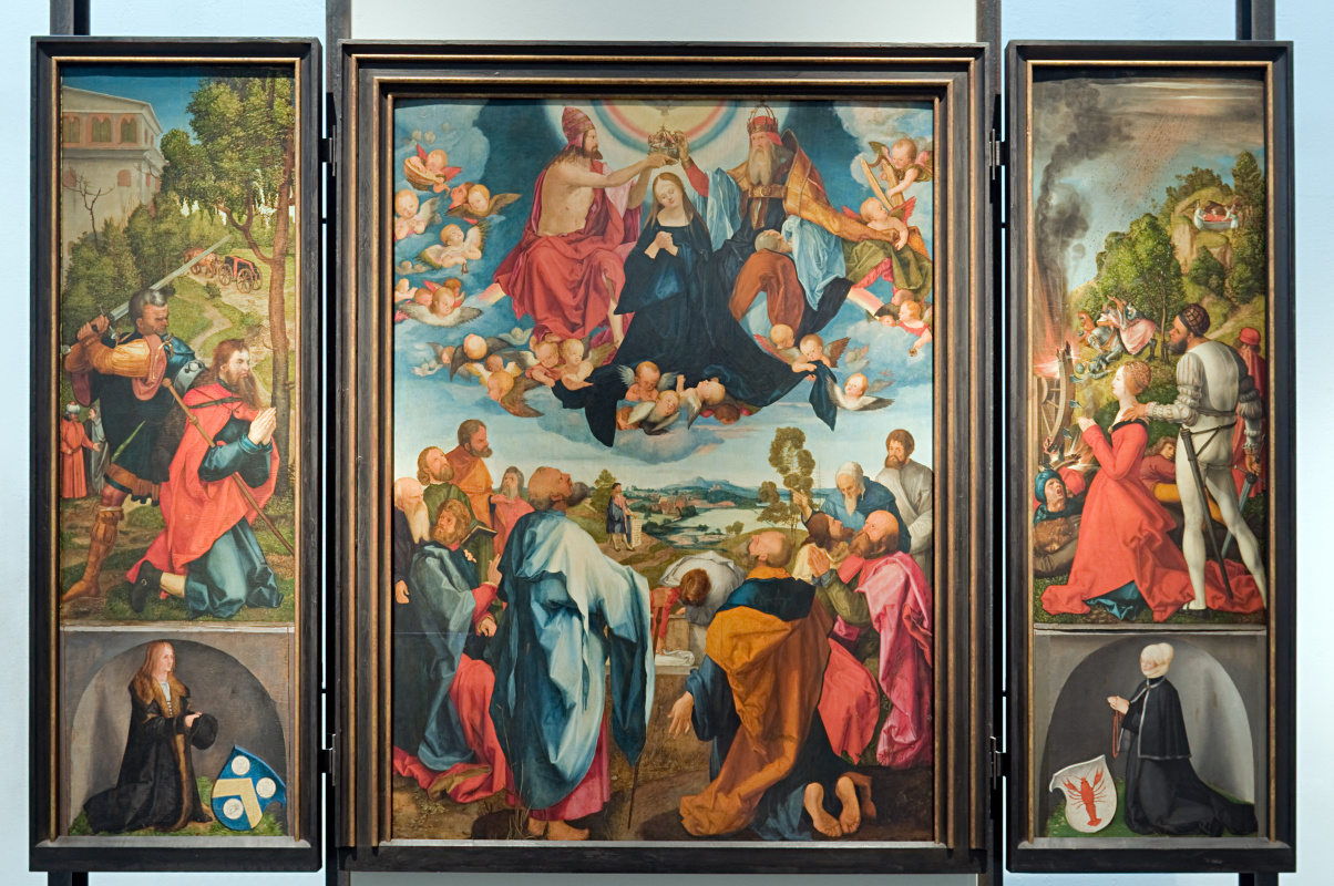 Albrecht Dürer. The Heller Altar (The Altar Of The Assumption Of Mary). Reconstruction