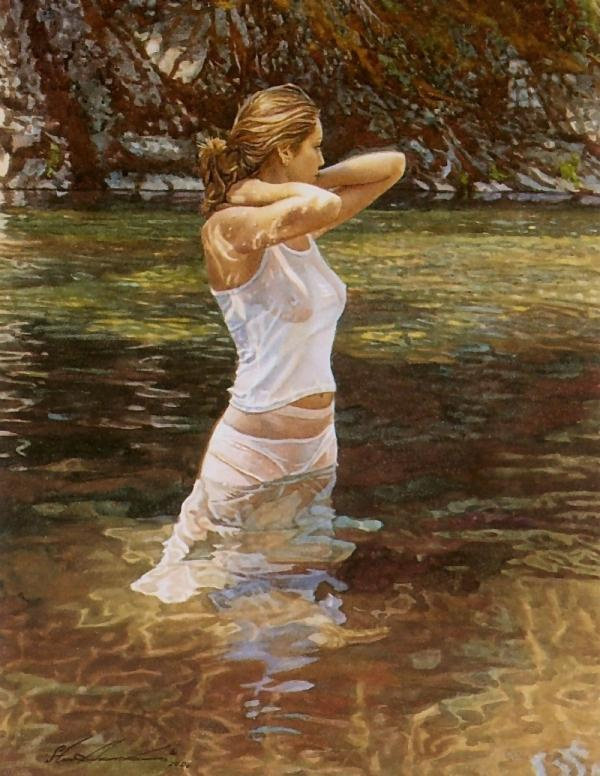 Steve Hanks. The girl in the water