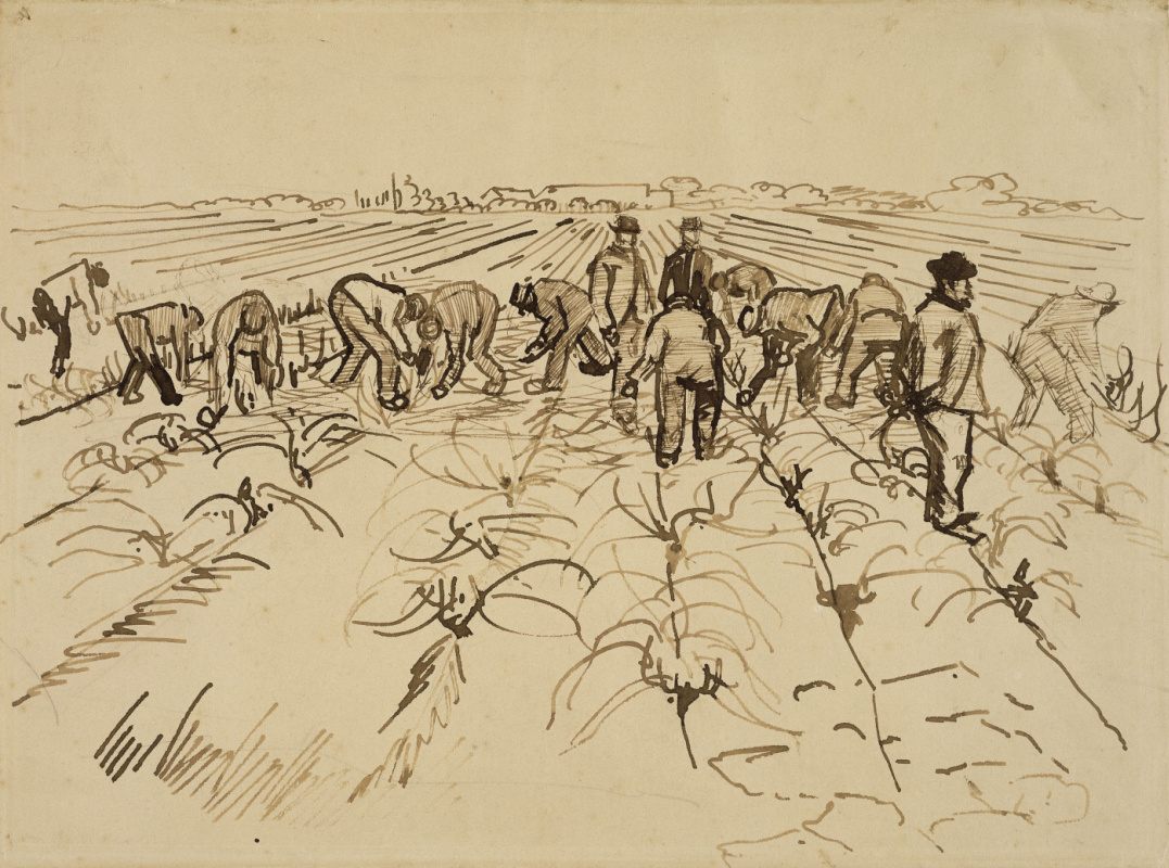 Детские рисунки Ван Гога 1862