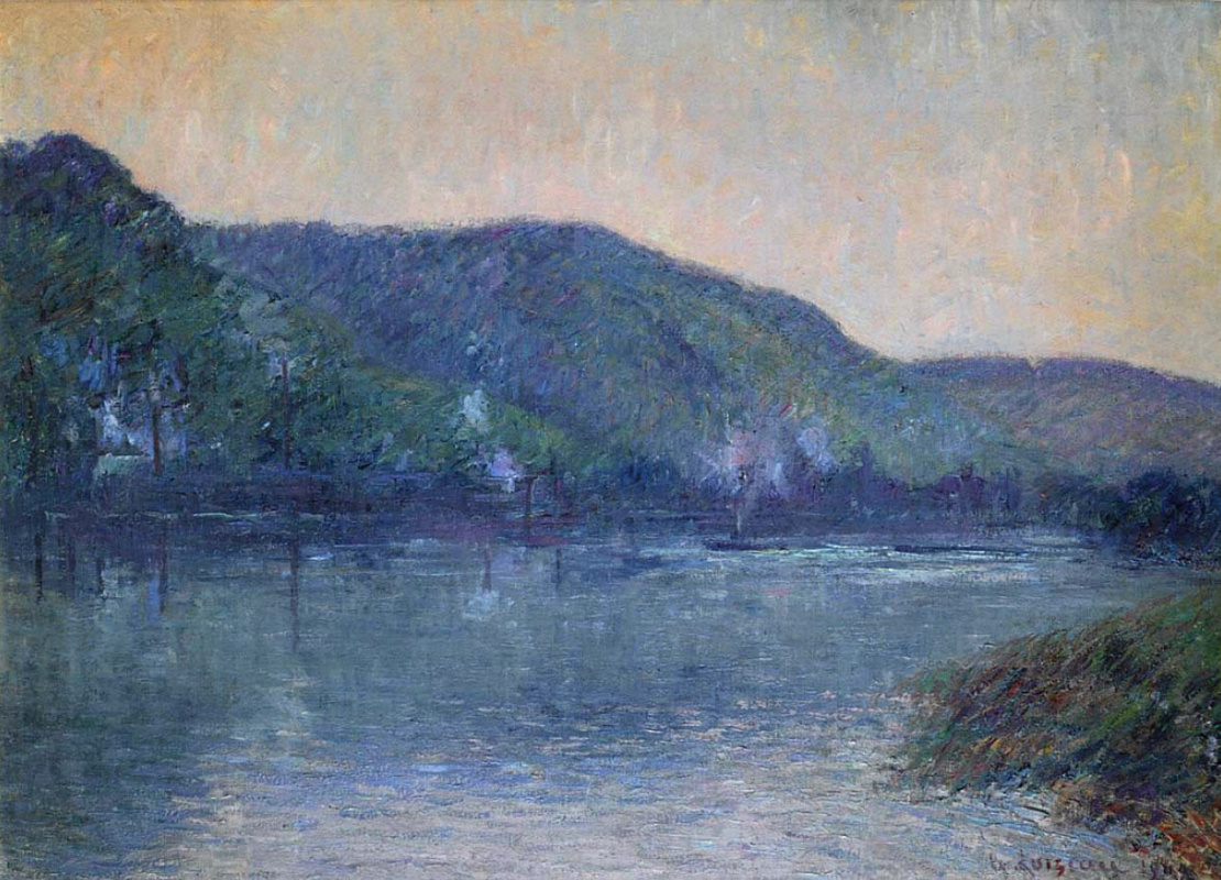 Gustave Loiseau. Boats on the Seine