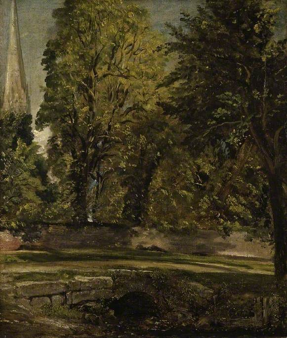 John Constable. Landscape, Salisbury