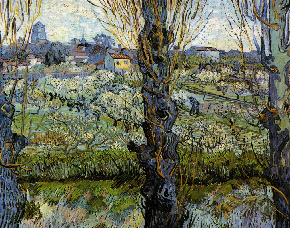 Buy digital version: View of Arles by Vincent van Gogh, Munich | Arthive