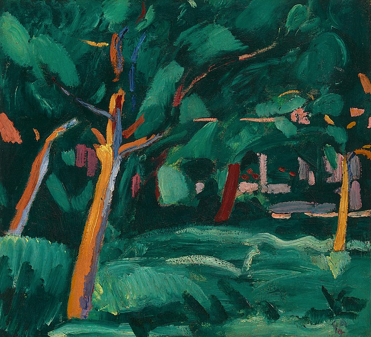 Cuno Amiet. Among the trees