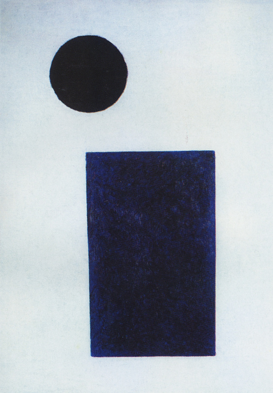 Kazimir Malevich. Suprematism. Quadrilateral and circle