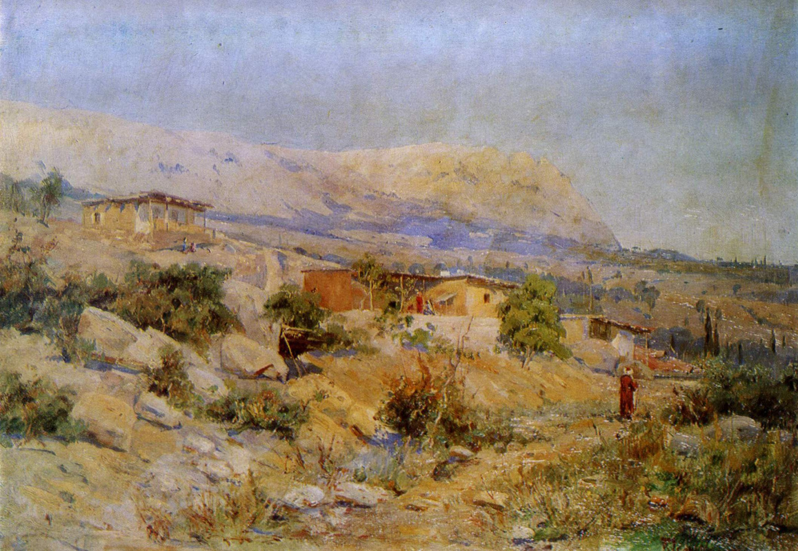 Vasily Polenov. The Balkan landscape. From the field studies performed in the Balkans during the Russo-Turkish war